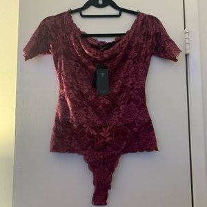 off shoulder boy suit